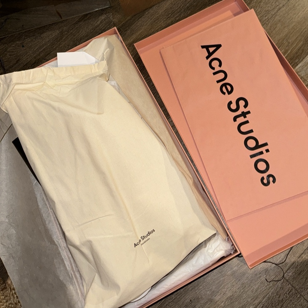 Acne Studios Brown Kitten Heel Boots - Picture 3 of 7